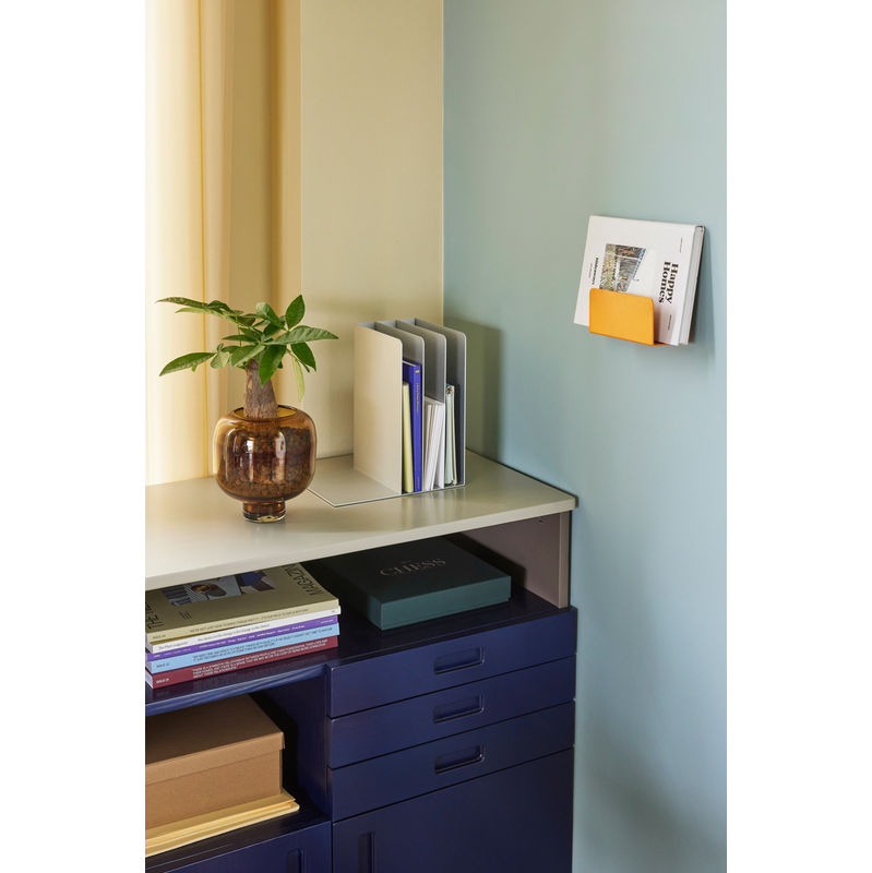 Hübsch File Desk Organizer, grau