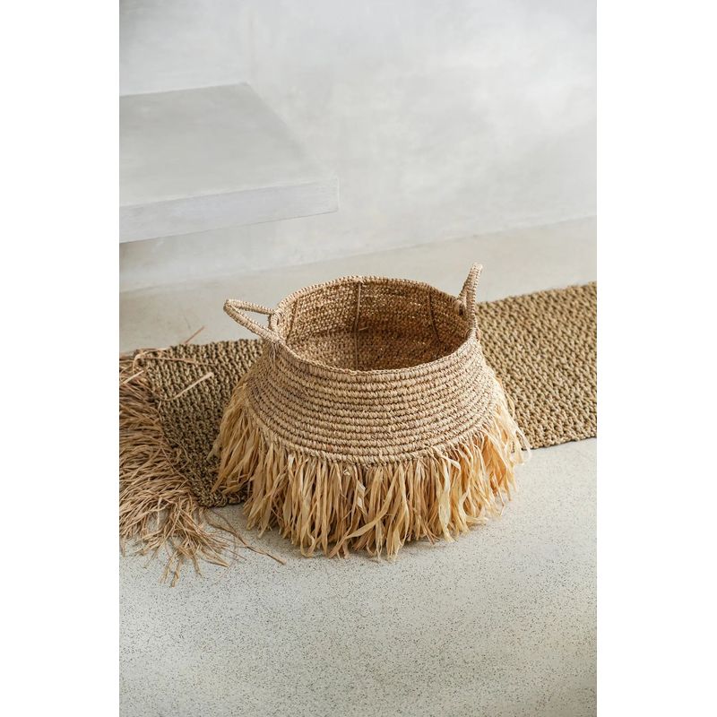 Bazar Bizar The Rafia Deluxe Baskets - Natural - L