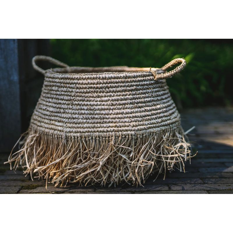 Bazar Bizar The Rafia Deluxe Baskets - Natural - L