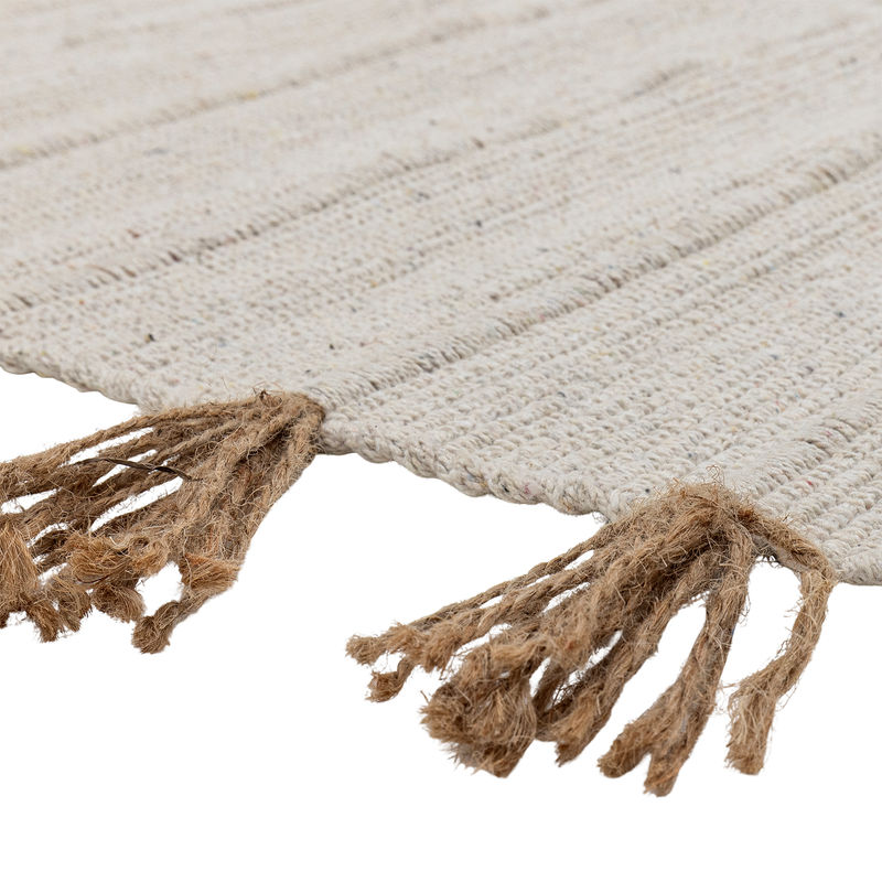 Tapis Avino de Bloomingville, naturel, coton