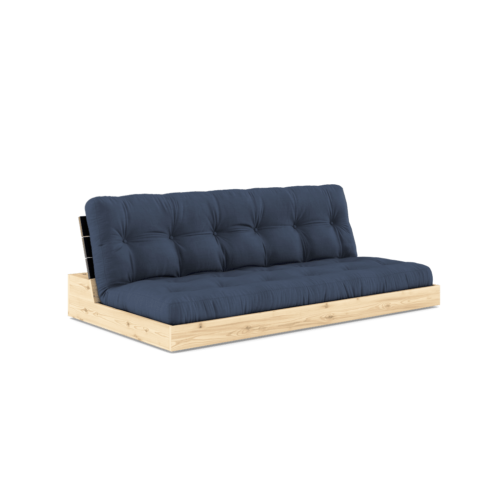 Karup Design BASE BLACK NIGHT LACKIERT MIT 5-SCHICHT-MISCHMATRATZE NAVY