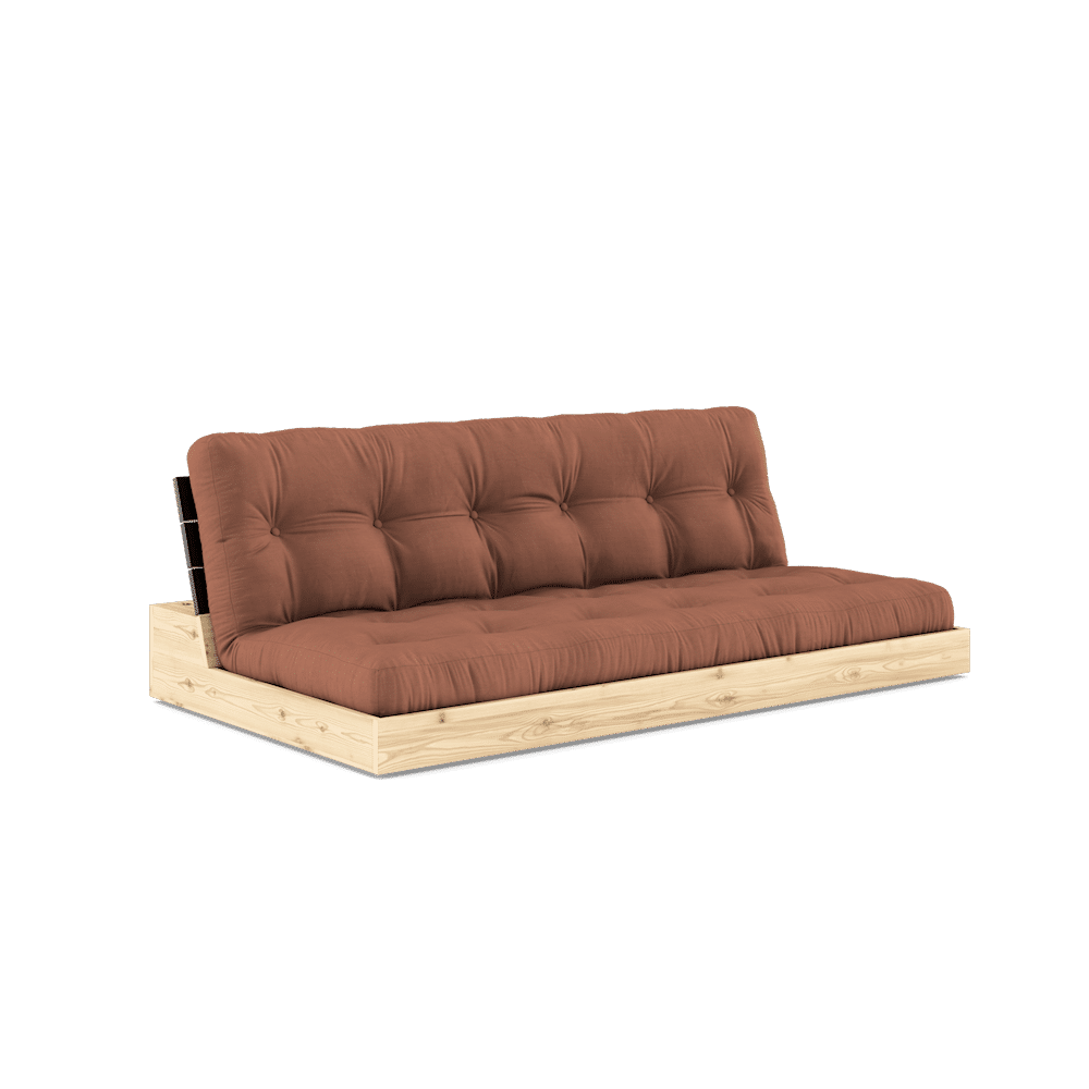 Design SCHWARZE NACHT LACKIERT W. 5-Schicht GEMISCHTE MATRATZE TON BROWN