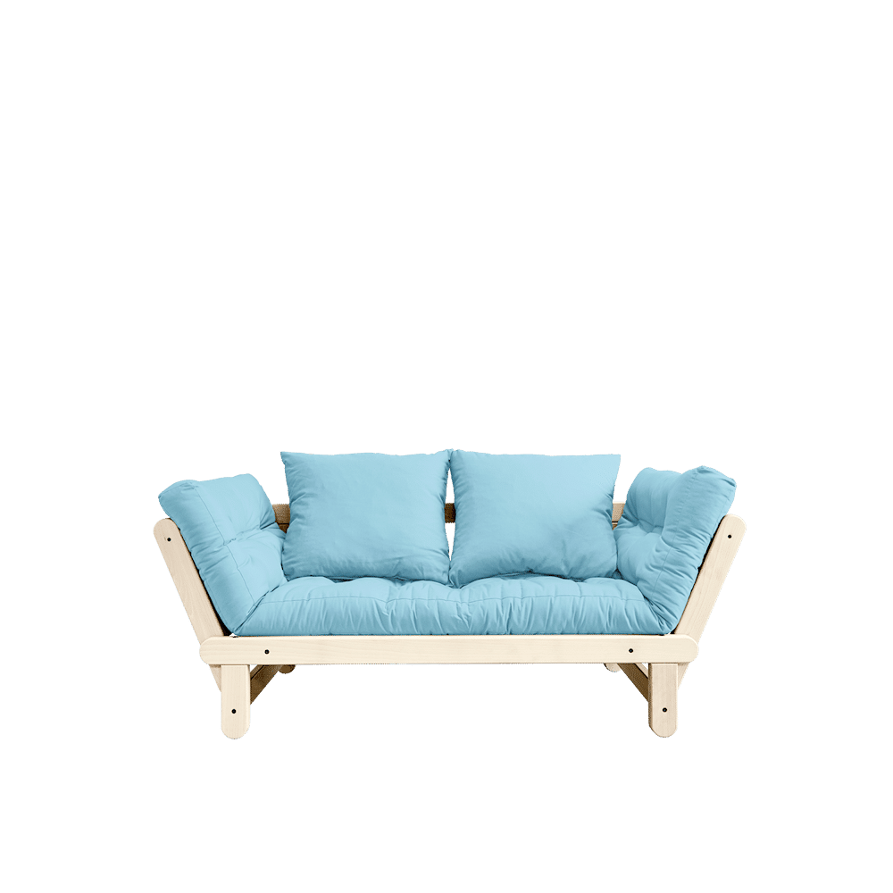 Design BEAT CLAIR LAQUÉ W. JEU DE MATELAS BLEU CLAIR