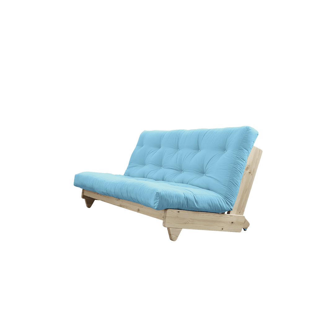 Designer FRAIS CLAIR LAQUÉ W. MATELAS FRAIS BLEU CLAIR