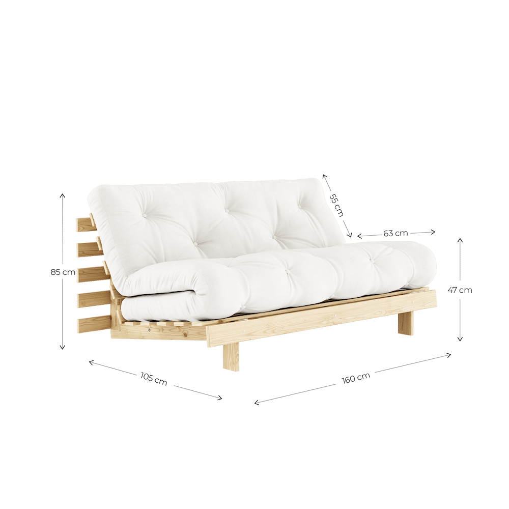 Karup Design RACINES 160X200 W. ROOTS MATELAS BRUN