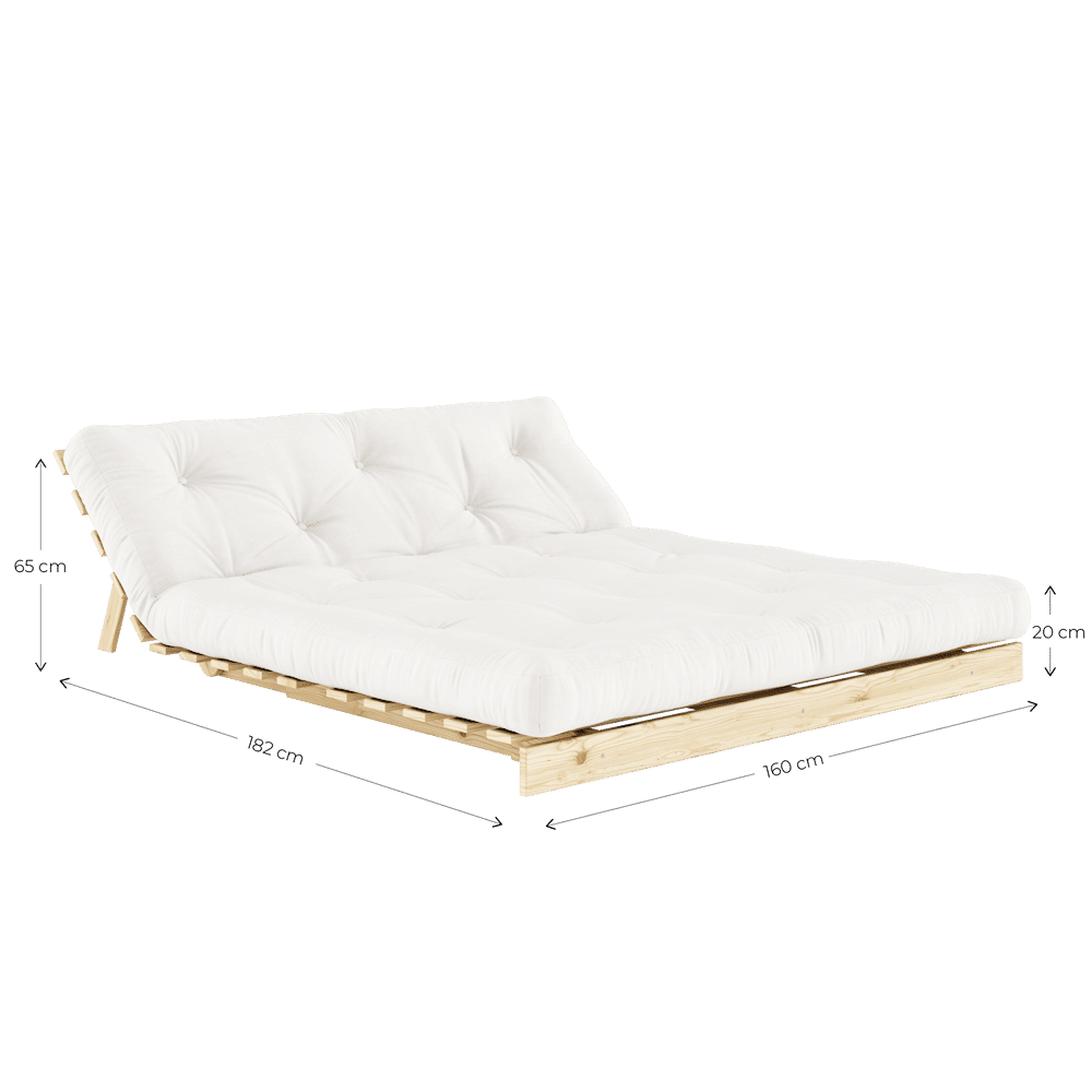 Karup Design RACINES 160X200 W. ROOTS MATELAS BRUN