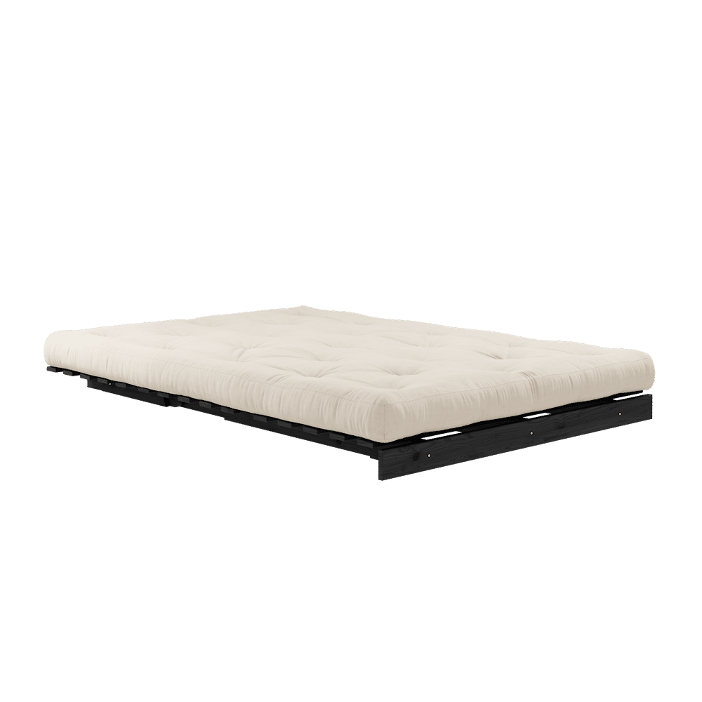 Karup Design ROOTS NOIR LAQUÉ 140X200 W. ROOTS MATELAS BEIGE