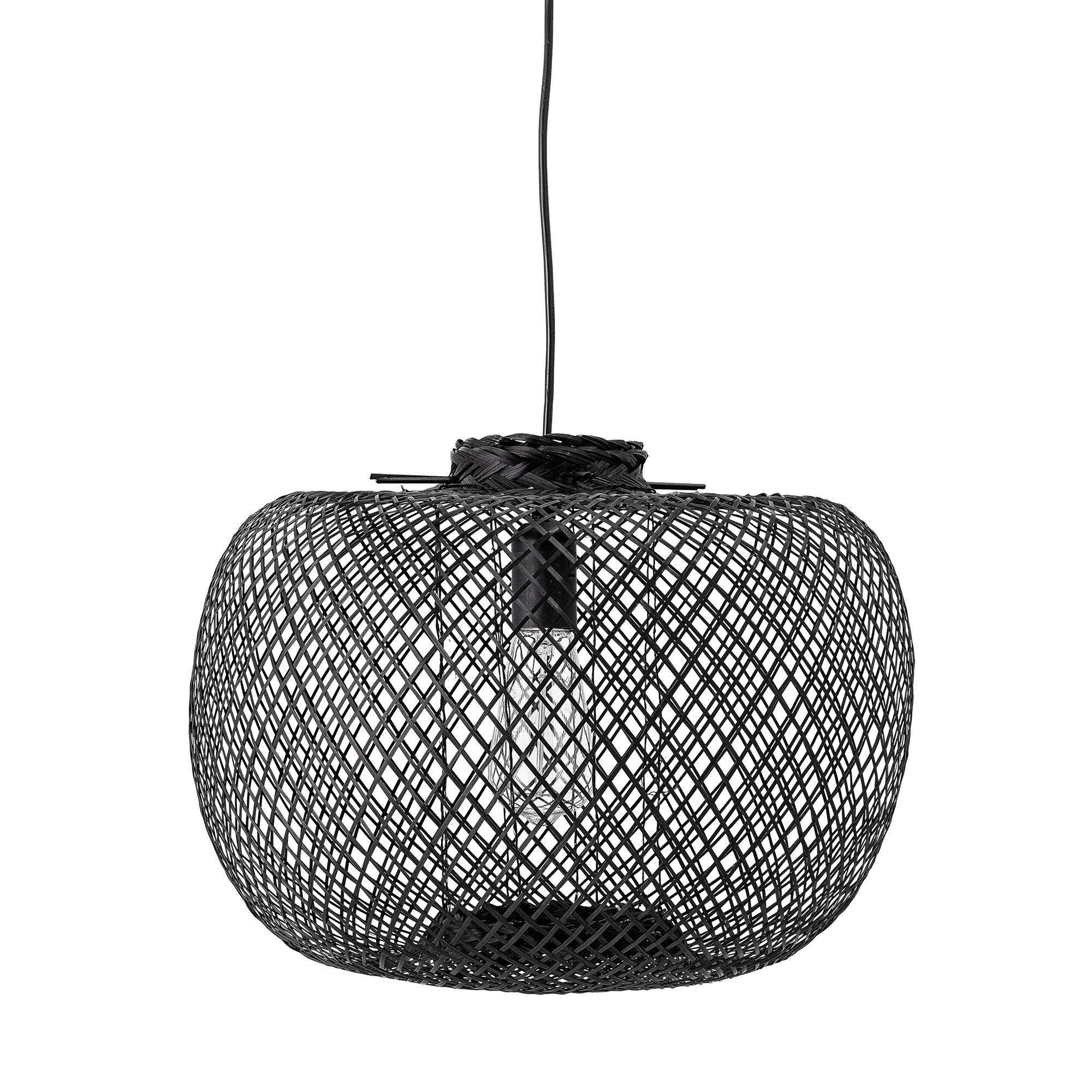 Bloomingville Rodi Hanglamp, Zwart, Bamboe