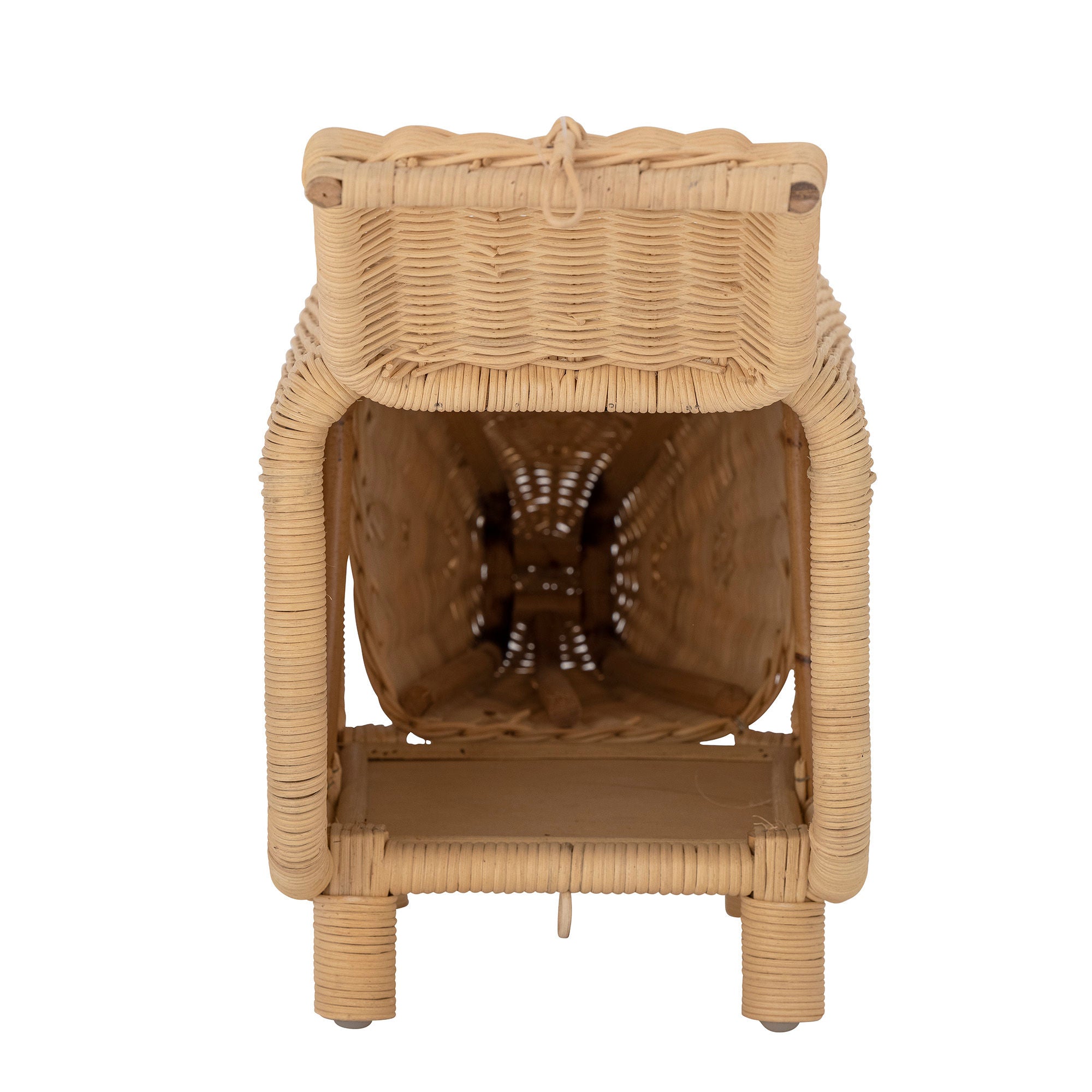 Bloomingville Mini Soffe Tabouret avec espace de rangement, Nature, Rotin