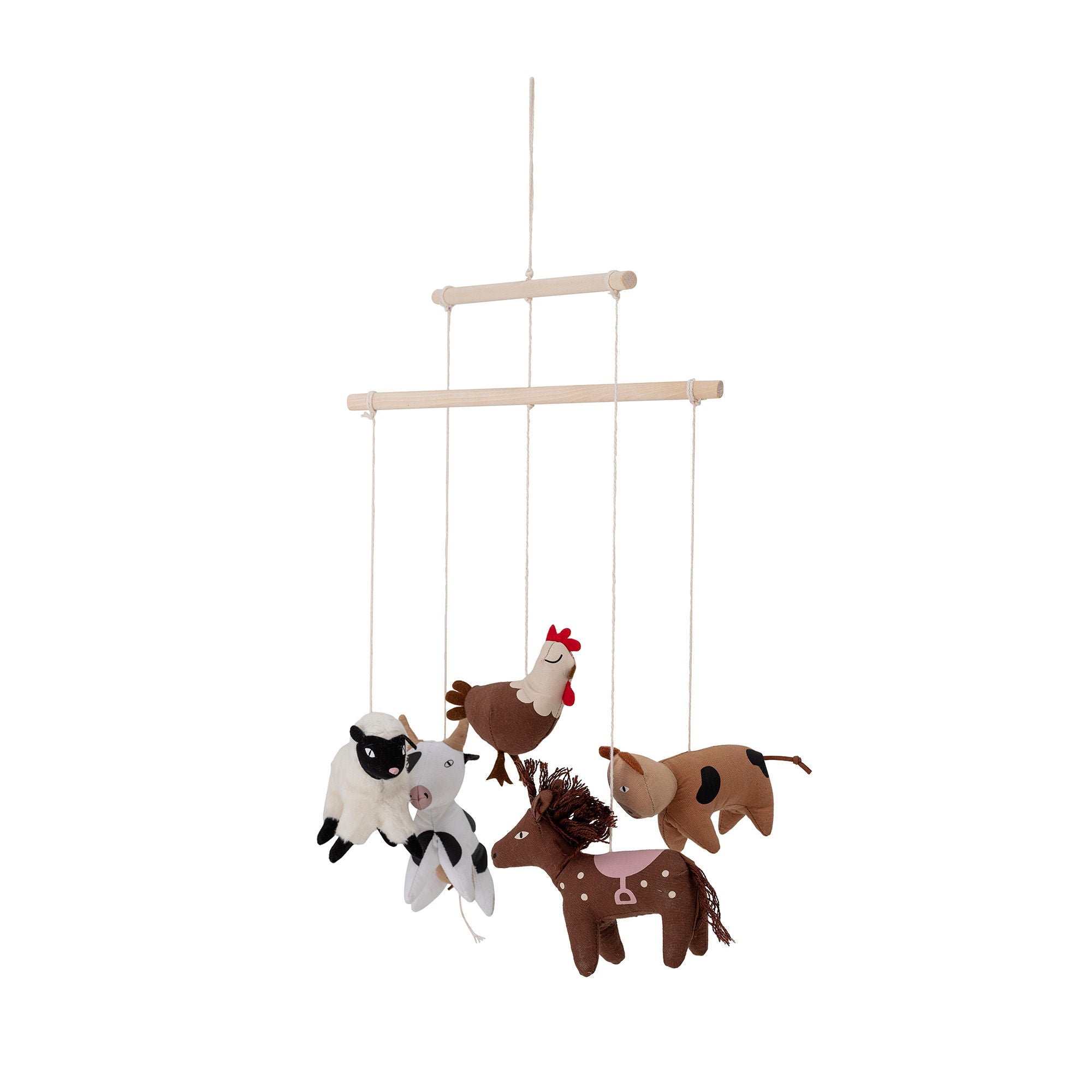 Bloomingville MINI Gunni Mobile, Marron, Coton