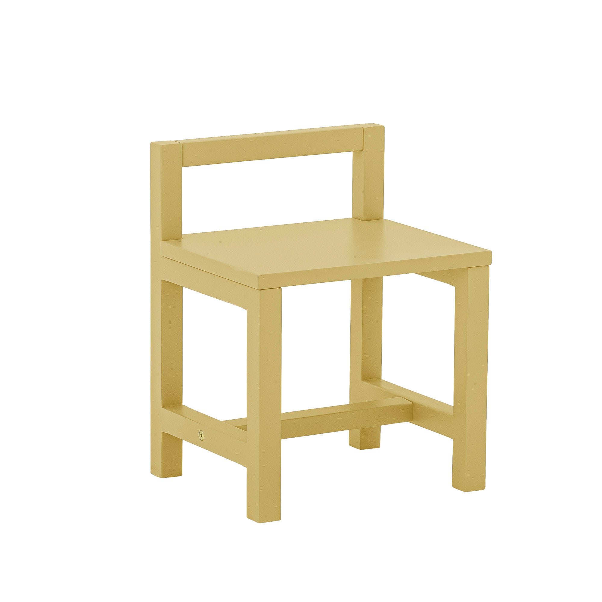 Bloomingville Silla MINI Rese, amarillo, MDF