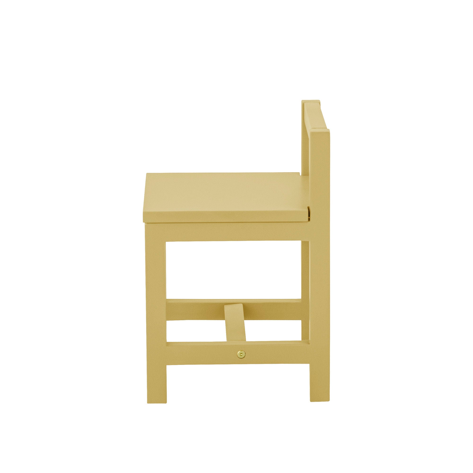 Bloomingville Silla MINI Rese, amarillo, MDF