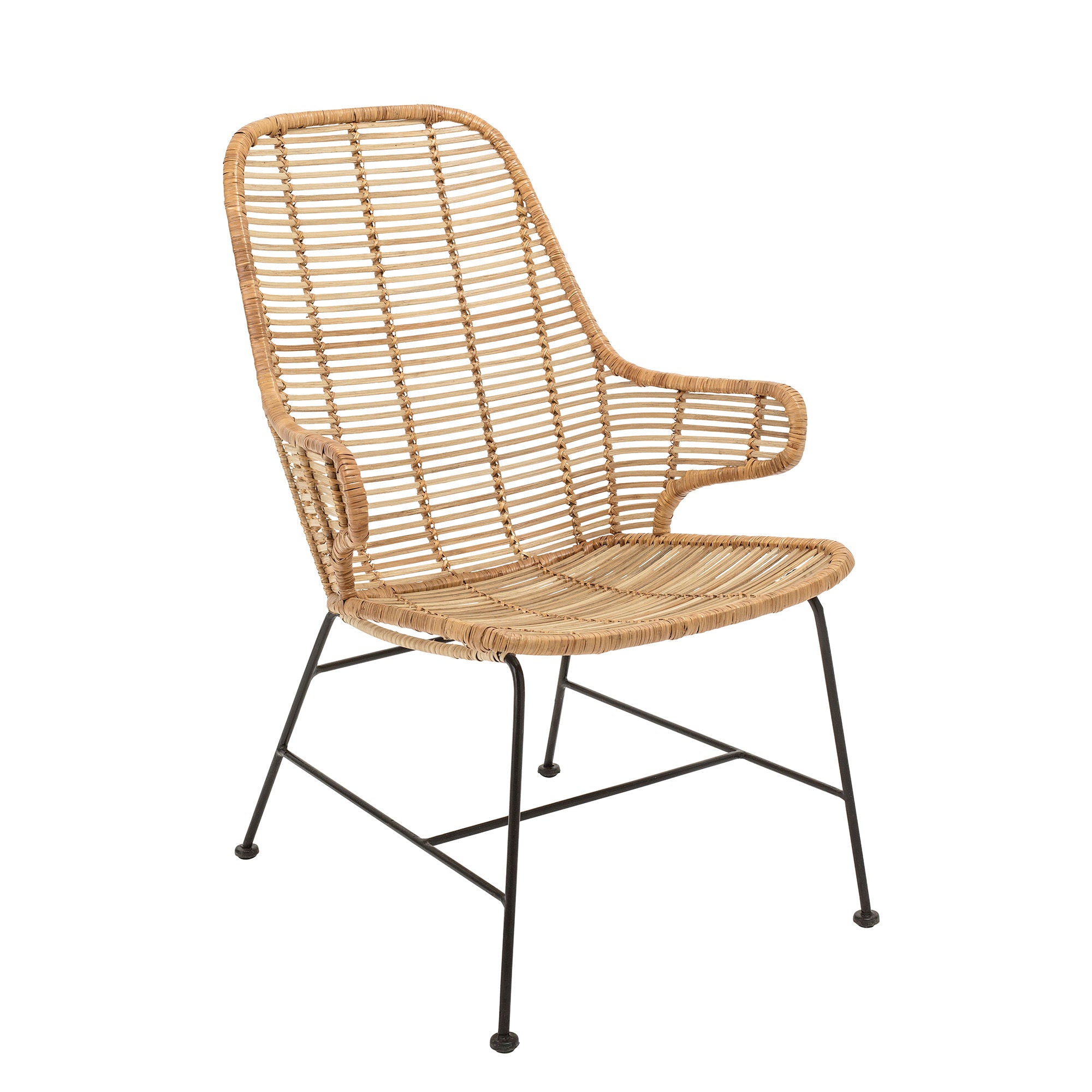 Bloomingville Lake Lounge Chair, Nature, Rotin