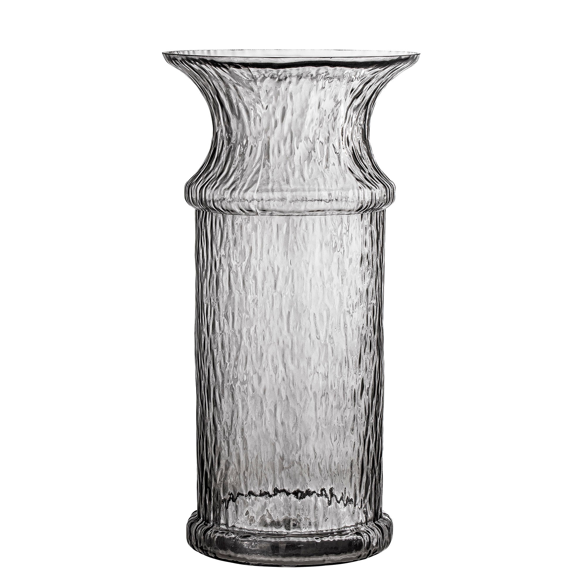 Kreative Sammlung Dida Vase, grau, Glas