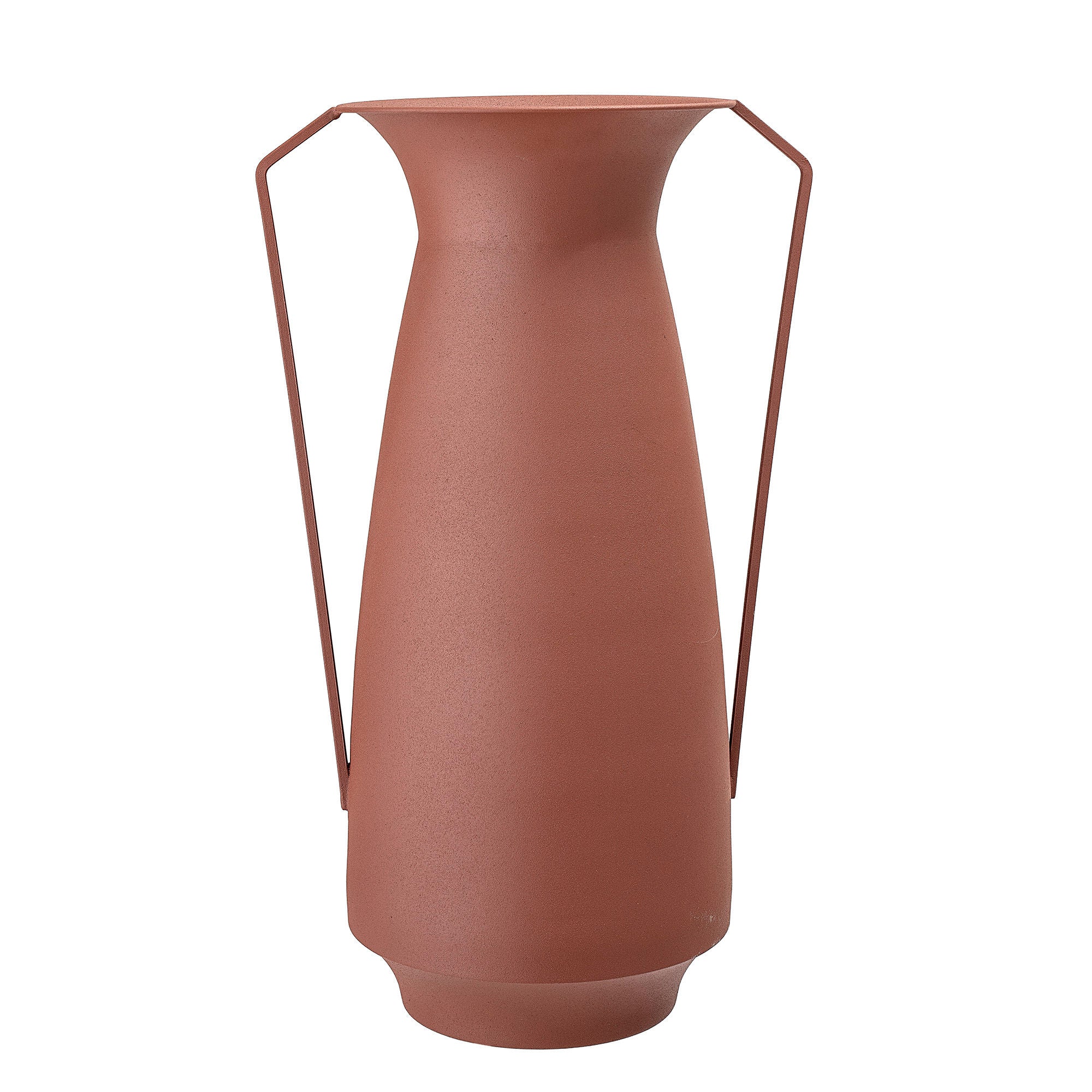 Bloomingville Rikkegro Vase, Marron, Métal