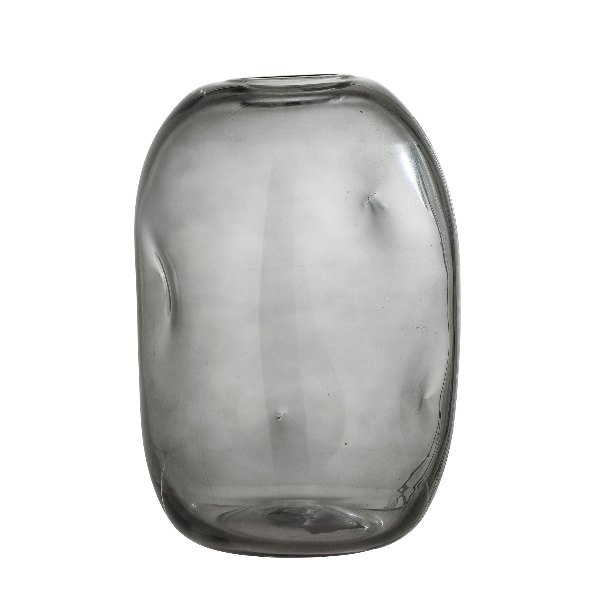 Bloomingville Vinda Vase, Gris, Verre