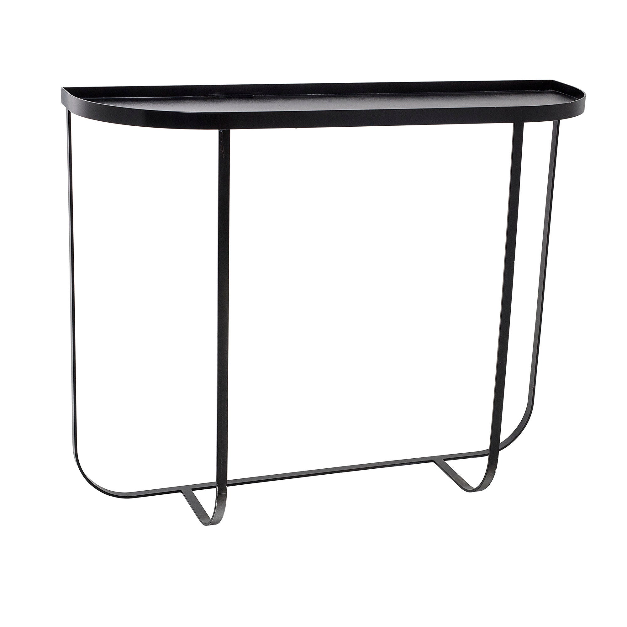 Bloomingville Harper Table console, Noir, Métal