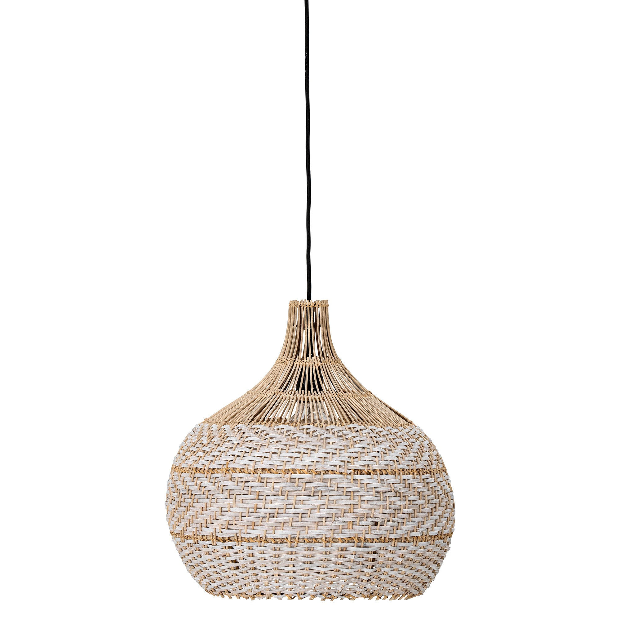 Kreative Kollektion Christa Pendel lampe, Natur, Reed