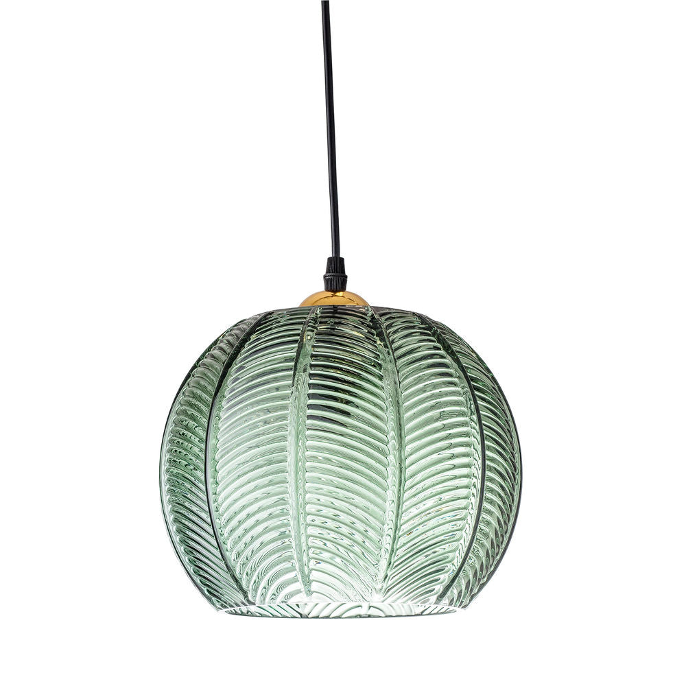 Bloomingville Adar Hanglamp, Groen, Glas