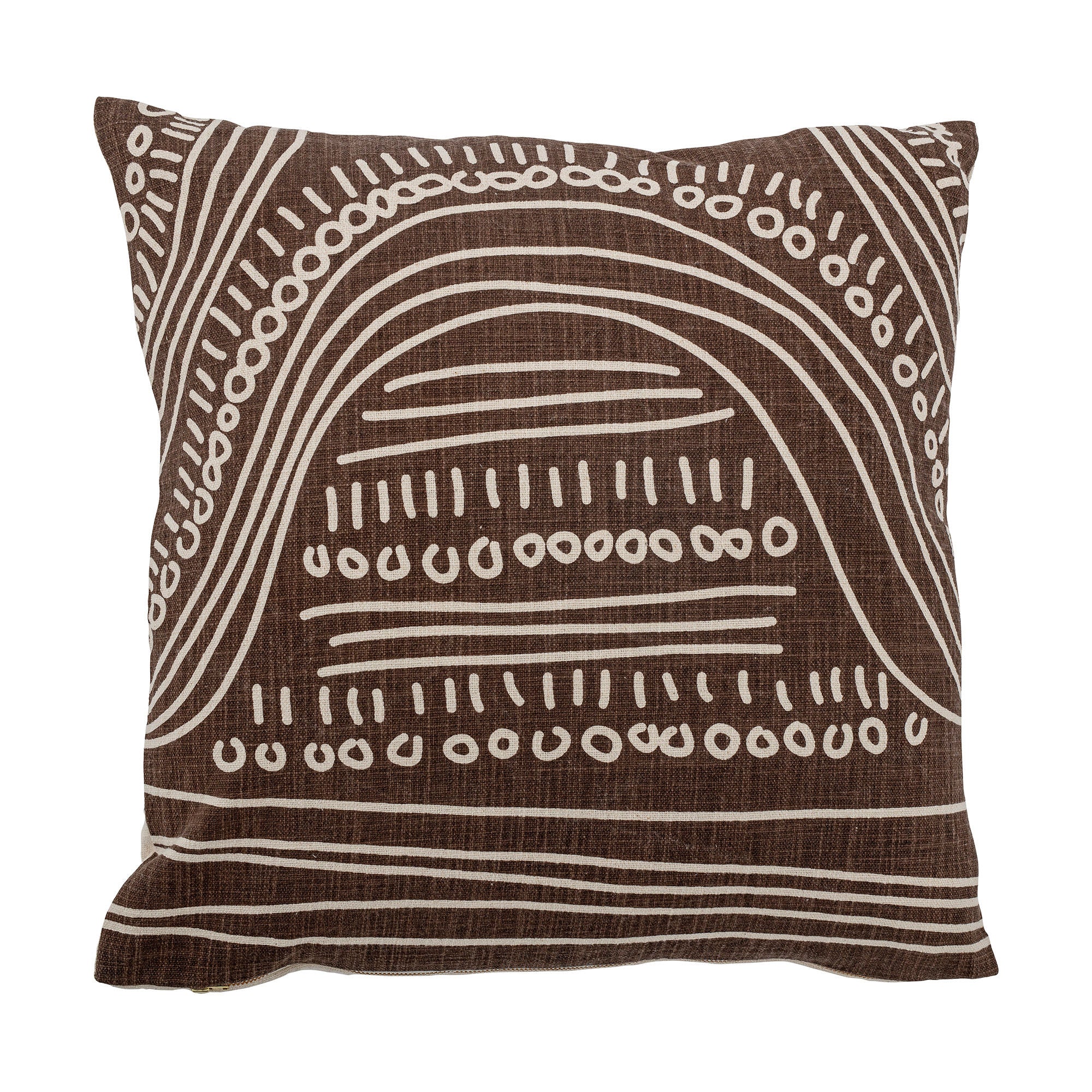 Creative Collection Coussin Felice, Marron, Coton