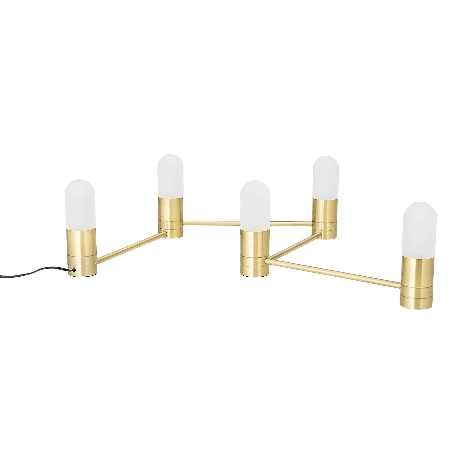 Blooming ville sind Tisch lampe, Gold, Metall