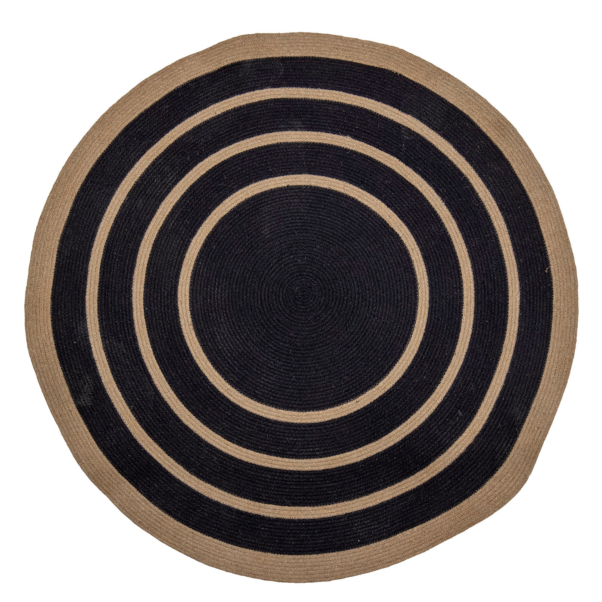 Bloomingville Alfombra Lune, negro, Seagrass