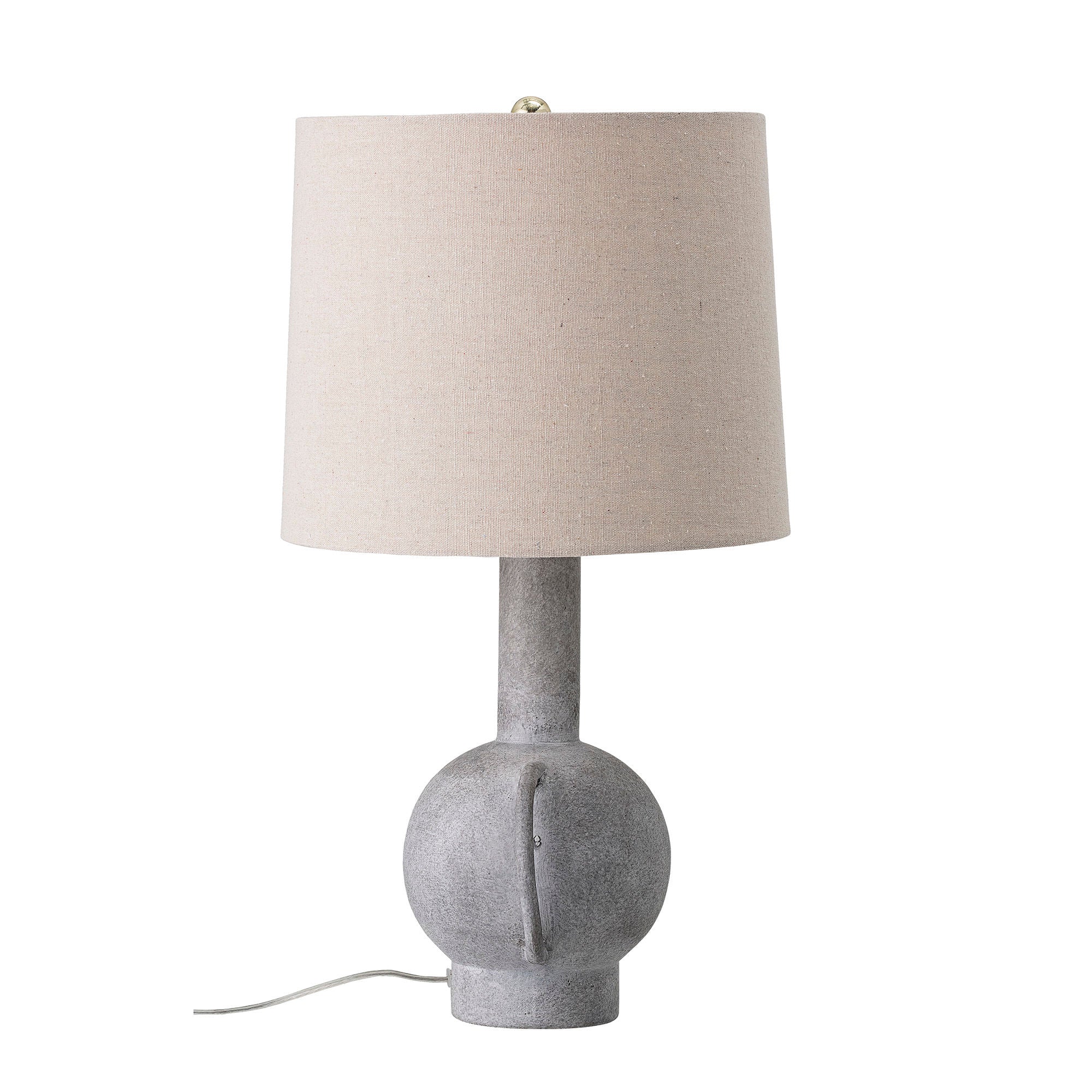 Bloomingville Lampe de table Kean, Gris, Terracotta