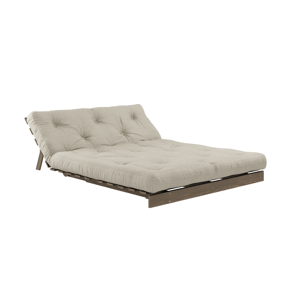 Karup Design RACINES CAROBE BRUN 140X200 W. ROOTS MATELAS LIN