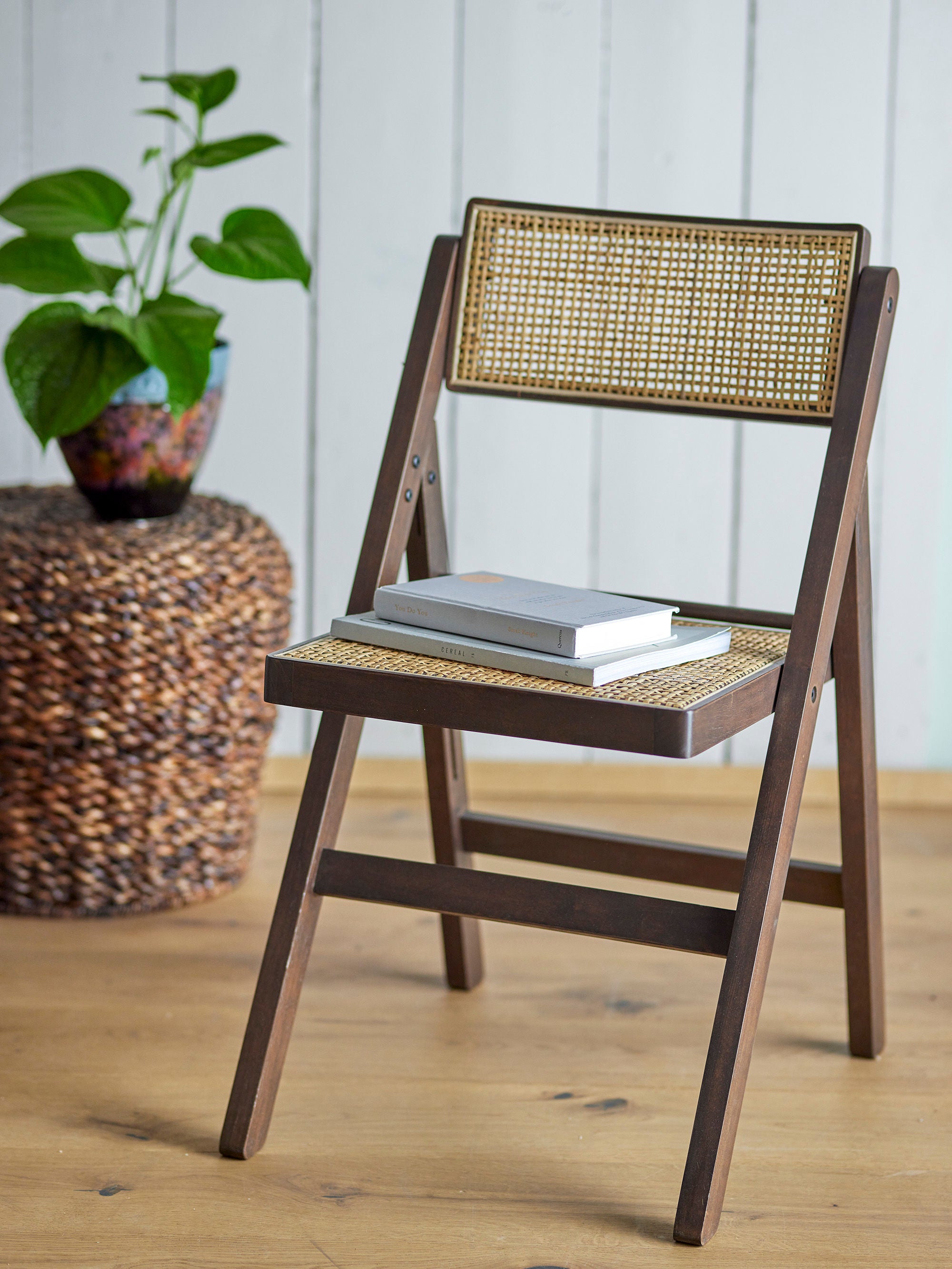 Silla de Comedor Loupe de Creative Collection, Marrón, Madera de Caucho