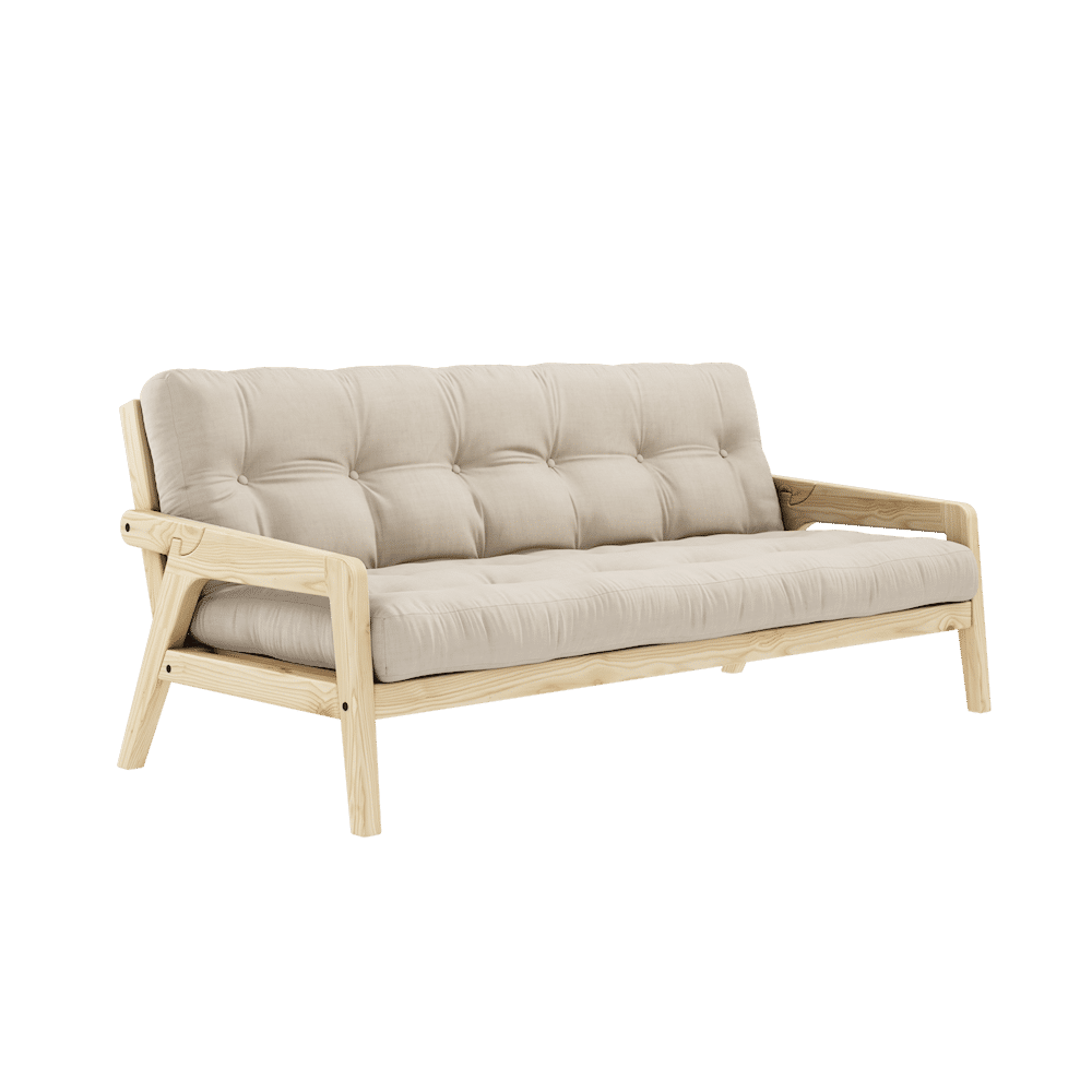 Karup Design SAISIR CLAIR LAQUE W. MATELAS MIXTE 5 COUCHES BEIGE