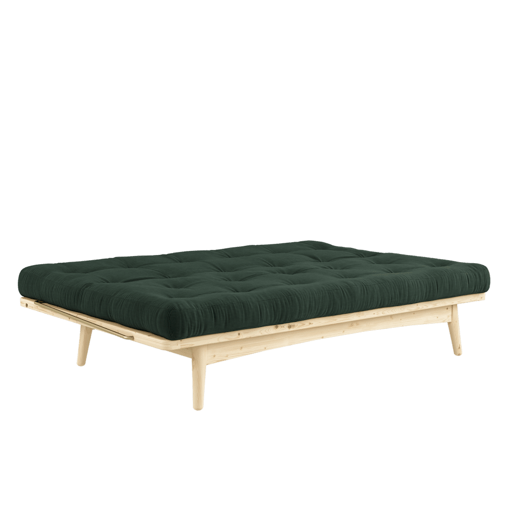 Karup Design FOLK CLAIR LAQUÉ AVEC MATELAS MIXTE 5 COUCHES ALGUES