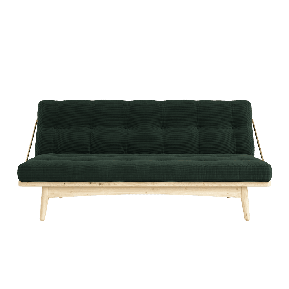 Karup Design FOLK CLAIR LAQUÉ AVEC MATELAS MIXTE 5 COUCHES ALGUES