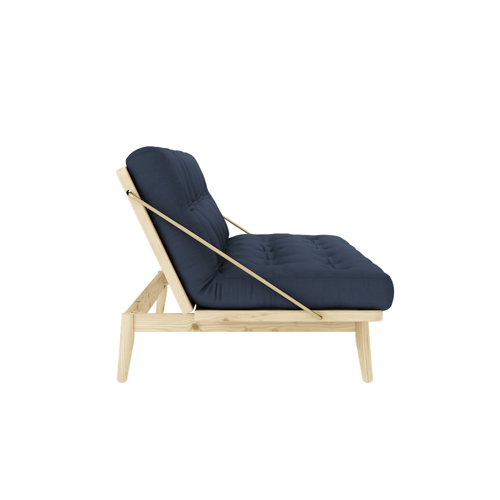 Karup Design FOLK CLAIR LAQUE W. MATELAS MIXTE 5 COUCHES MARINE