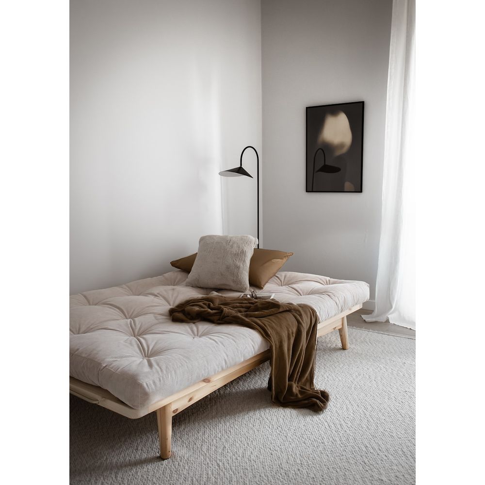 Karup Design FOLK CLAIR LAQUE W. MATELAS MIXTE 5 COUCHES MARINE