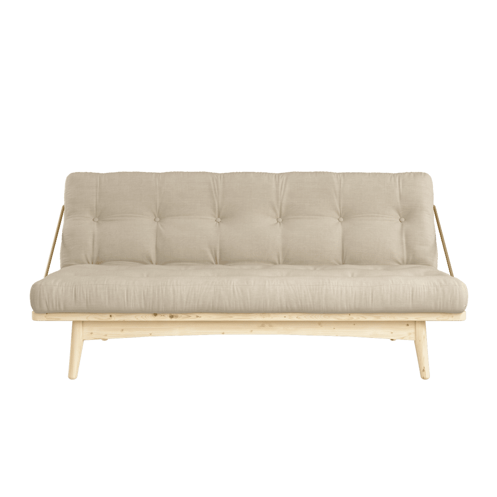 Karup Design FOLK CLAIR LAQUE W. MATELAS MIXTE 5 COUCHES BEIGE