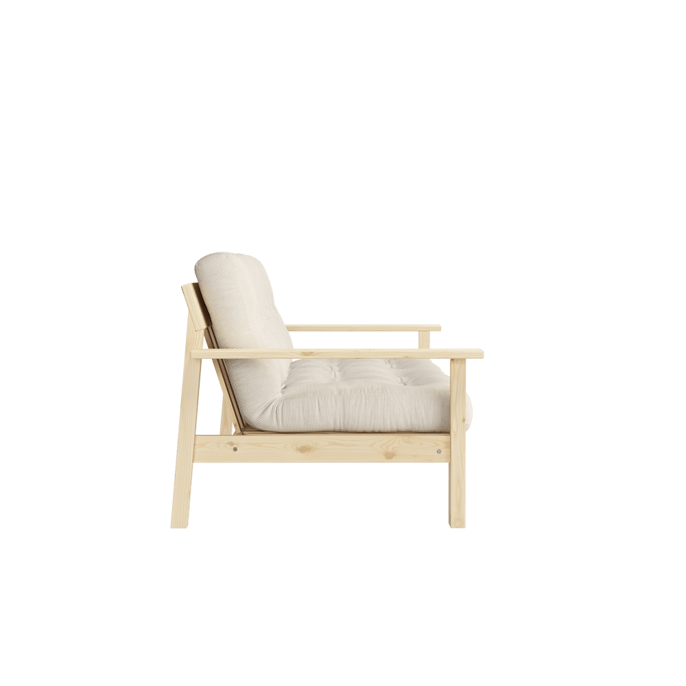 Le concepteur DÉBOUT CLAIR LAQUÉ W. MATELAS MIXTE 5 COUCHES IVOIRE