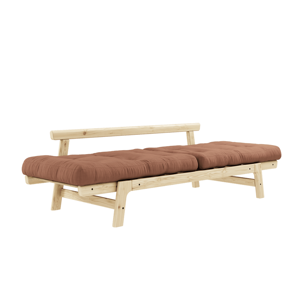 Designer SCHRITT KLAR LACKIERT W. SCHRITT MATRATZEN CLAY BROWN