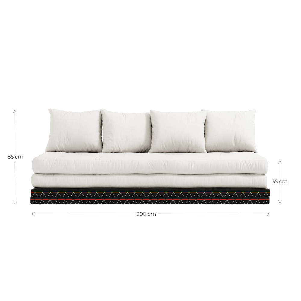 Karup Design CHICO LINEN W. 2 TATAMI 80 X 200 W. 2 CHICO MATTRESS SET LINEN