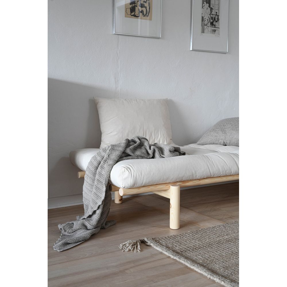 Karup Design PACE DAYBED CLAIR LAQUÉ W. MATELAS MIXTE 4 COUCHES MARINE