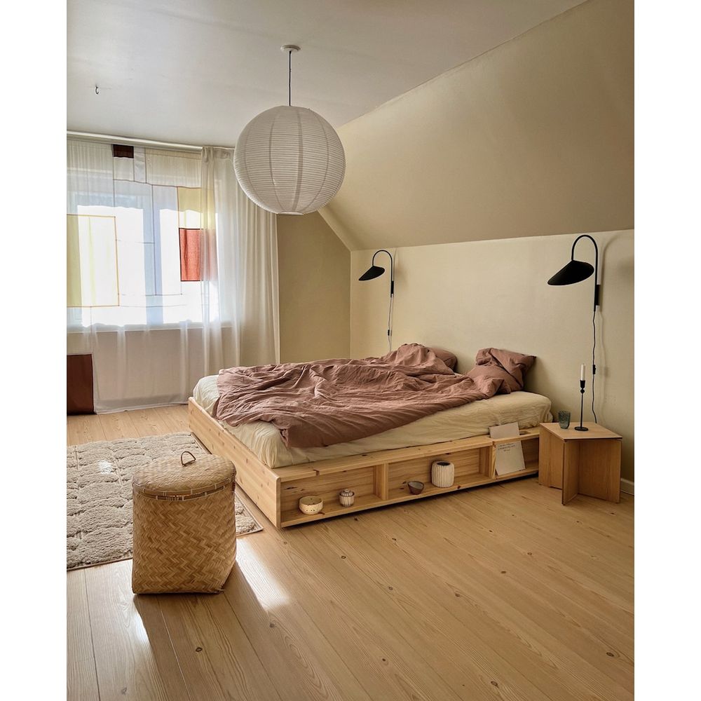 Karup Design ZIGGY BED CLEAR LACQUERED 140 X 200