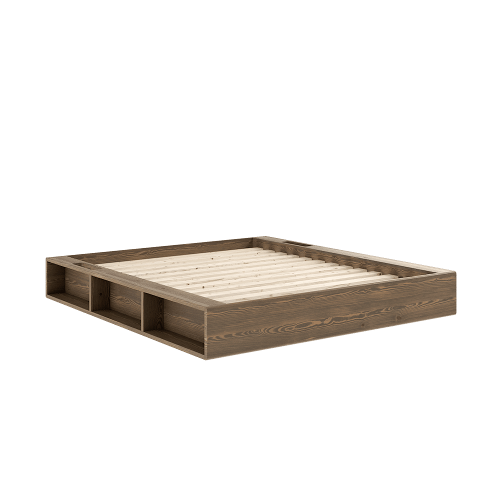 Karup Design ZIGGY BED CAROB BROWN LACQUERED 160 X 200