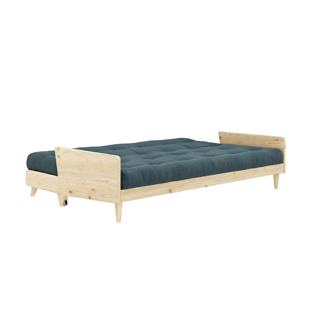 Karup Design INDIE CLAIR LAQUÉ W. MATELAS MIXTE 5 COUCHES BLEU PÂLE