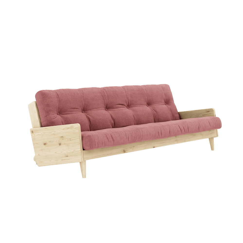 Karup Design INDIE CLAIR LAQUÉ W. MATELAS MIXTE 5 COUCHES SORBET ROSE