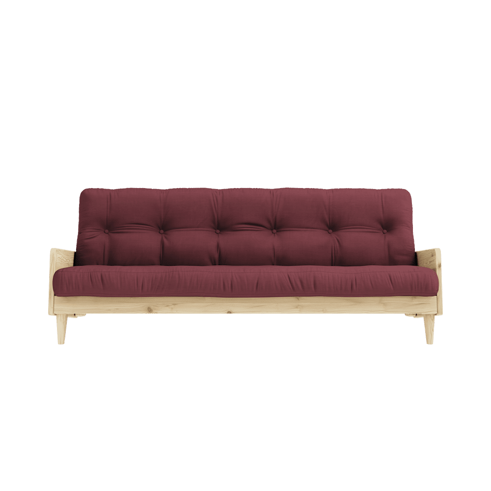 Karup Design INDIE CLEAR LACKIERT W. 5-Schicht GEMISCHTE MATRATZE BORDEAUX