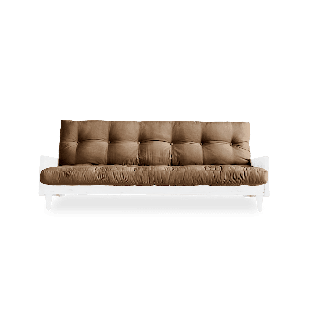 Karup Design INDIE BLANC LAQUÉ W. MATELAS MIXTE 5 COUCHES MOCCAA