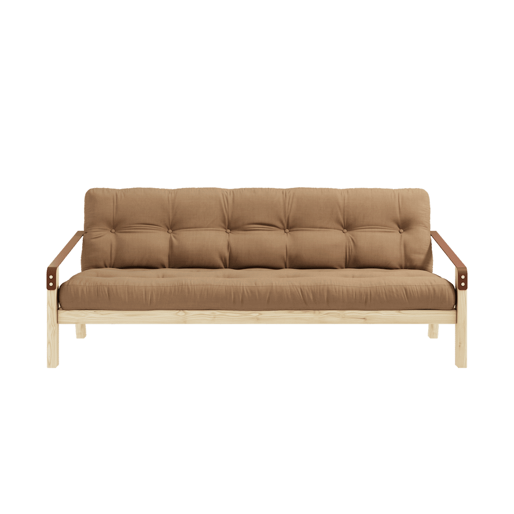 Karup Design POÉSIE CLAIR LAQUÉ W. MATELAS MIXTE 5 COUCHES MOCCAA