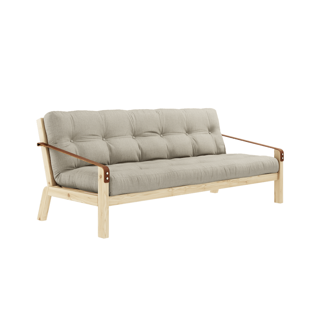 Karup Design POÉSIE CLAIR LAQUÉ W. 5-COUCHE MIXTE MATELAS LIN