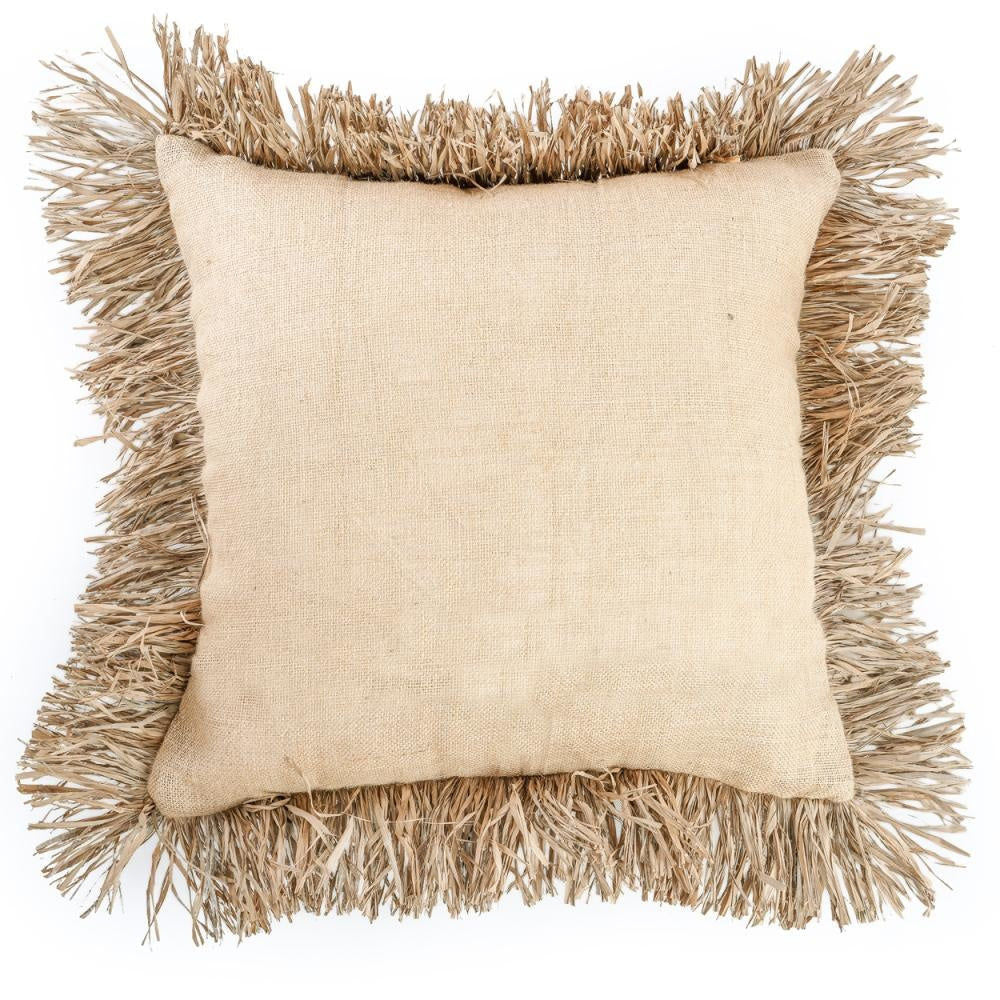 Bazar Bizar De Jute Bonita Housse de Coussin - Naturel - 60x60