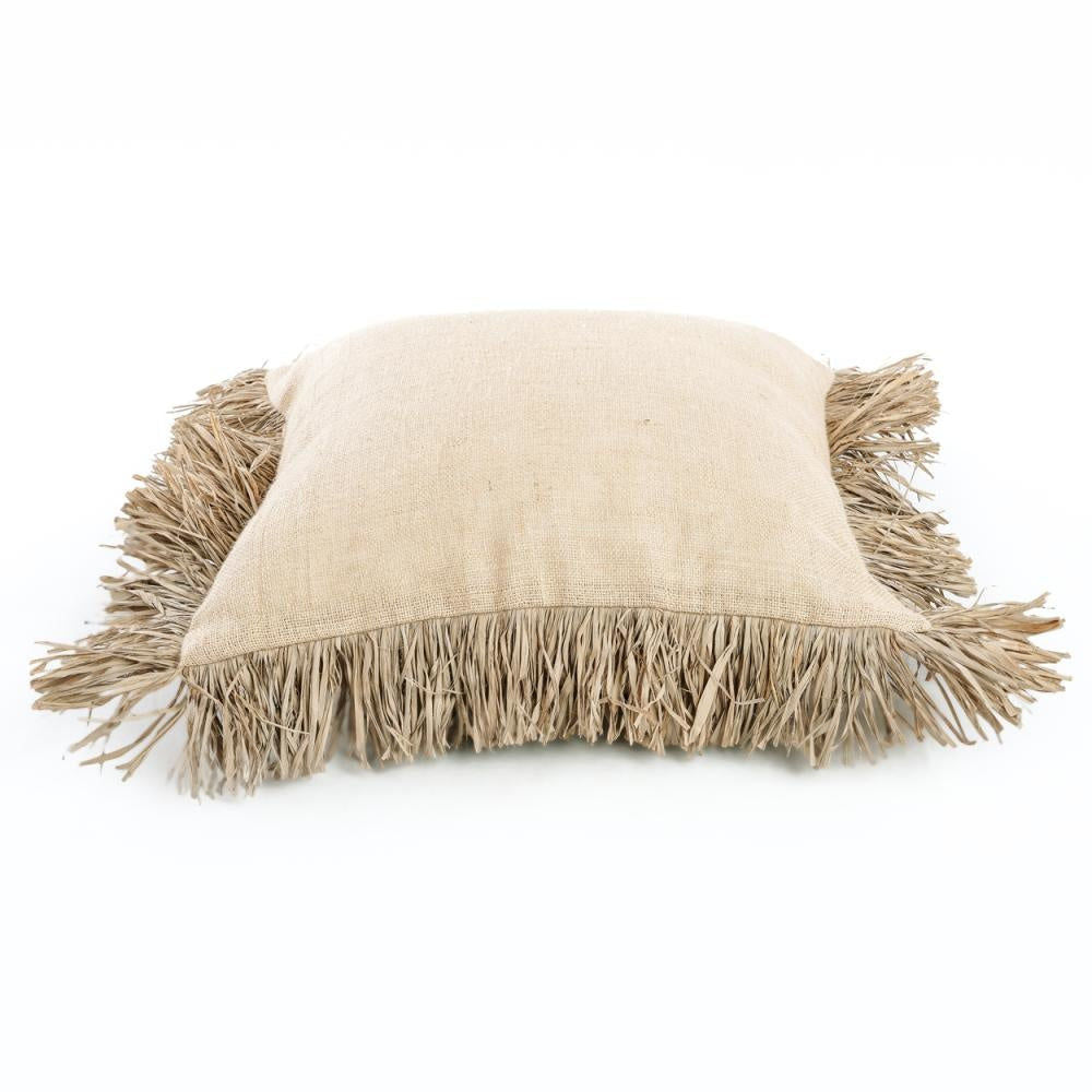 Bazar Bizar De Jute Bonita Housse de Coussin - Naturel - 60x60