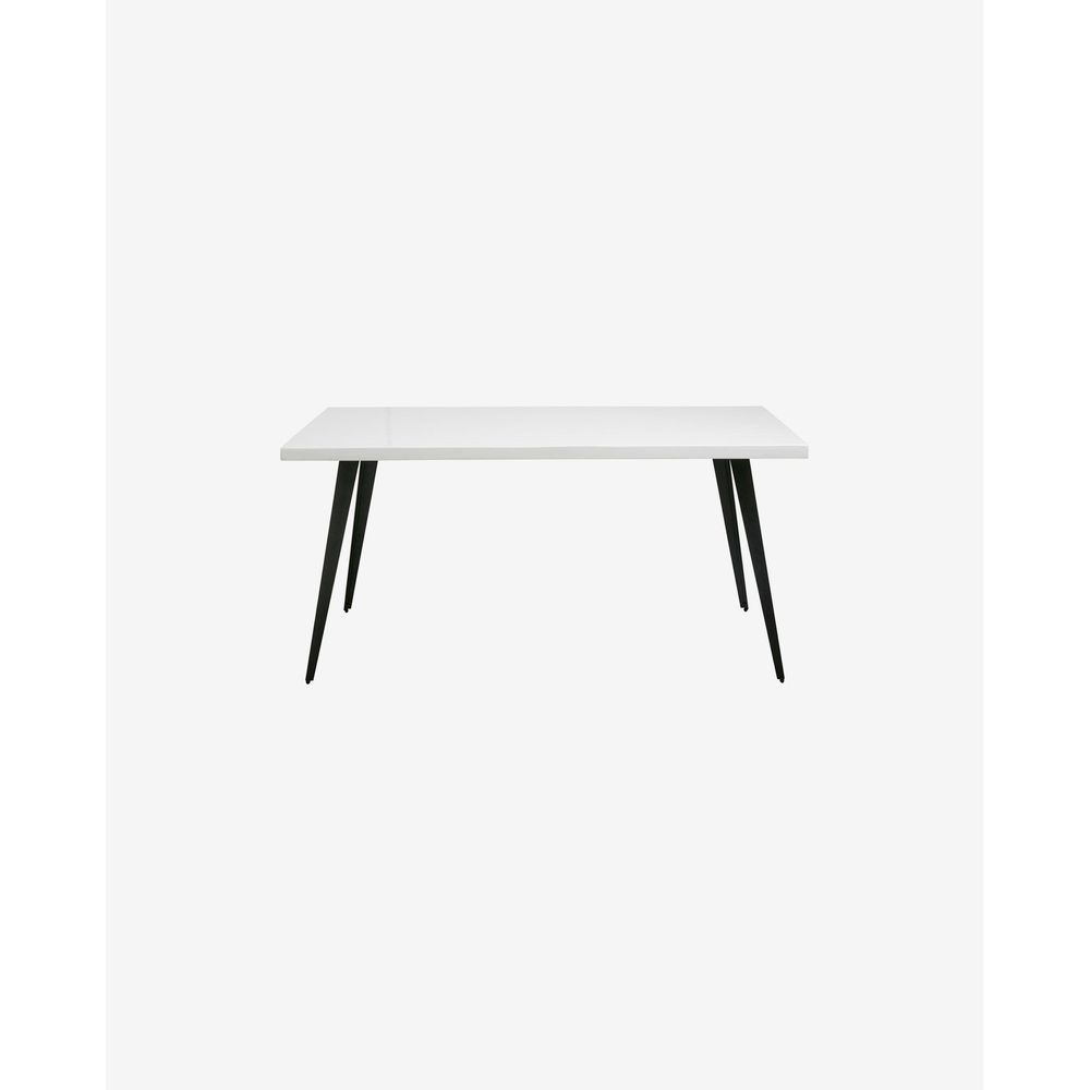 Nordal A/S BLANCA tafel - wit glanzend visgraat, S